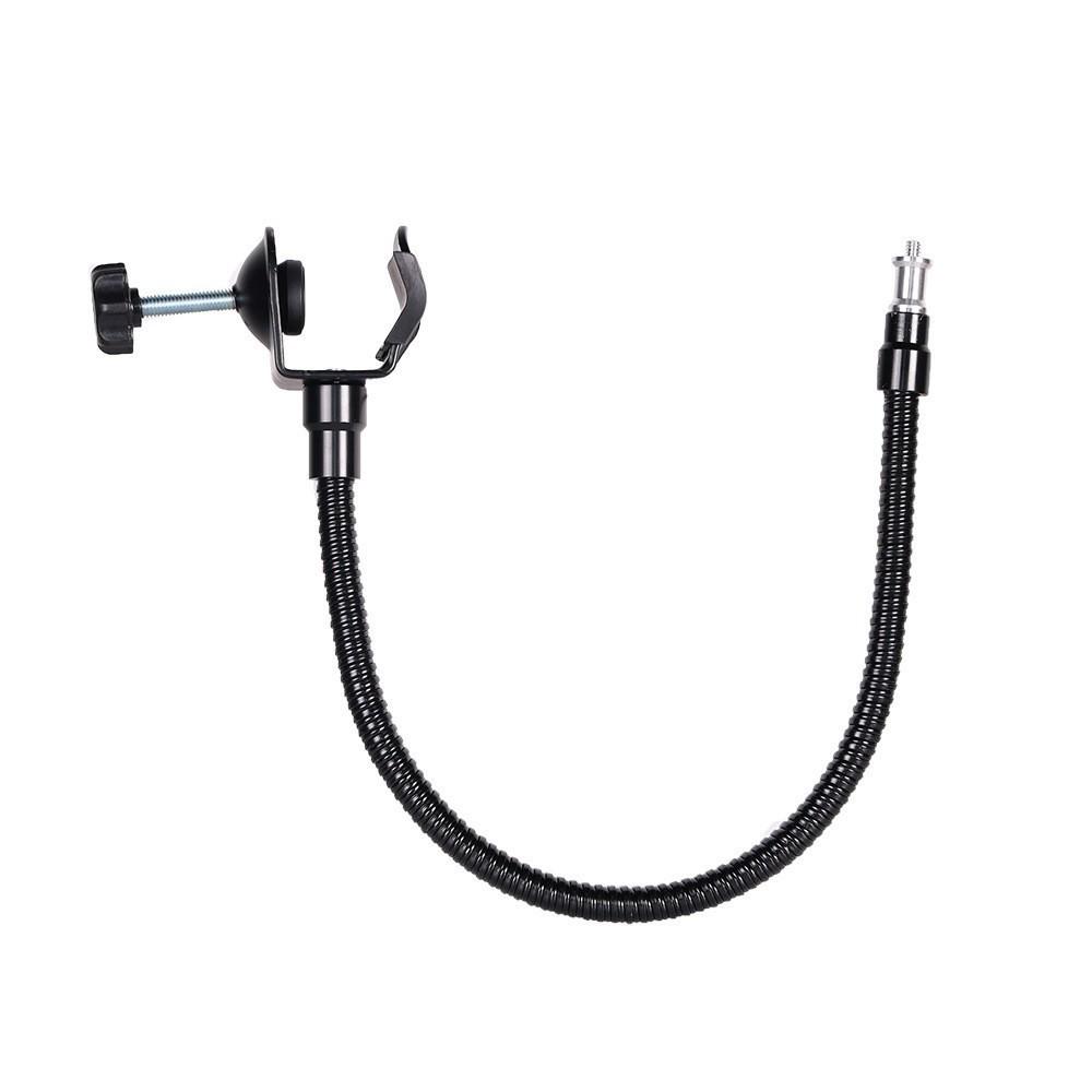 Double-Headed Metal Clip Flexible Desktop Light Stand & Background Holder