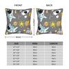 Astronaut & Rocket & Planets Pillow Cover Novelty Pillow Case For Living Room Sofa Comfy Pillowcases Birthday Present