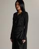 Kulsiseu Cs Drape Wrap Shirts-068 (Black)