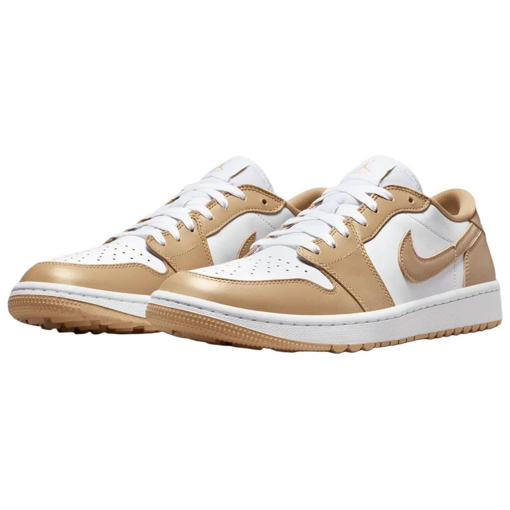 Jordan Air Jordan 1 Low top Golf Shoes Unisex Milk Tea Brown DD9315-117