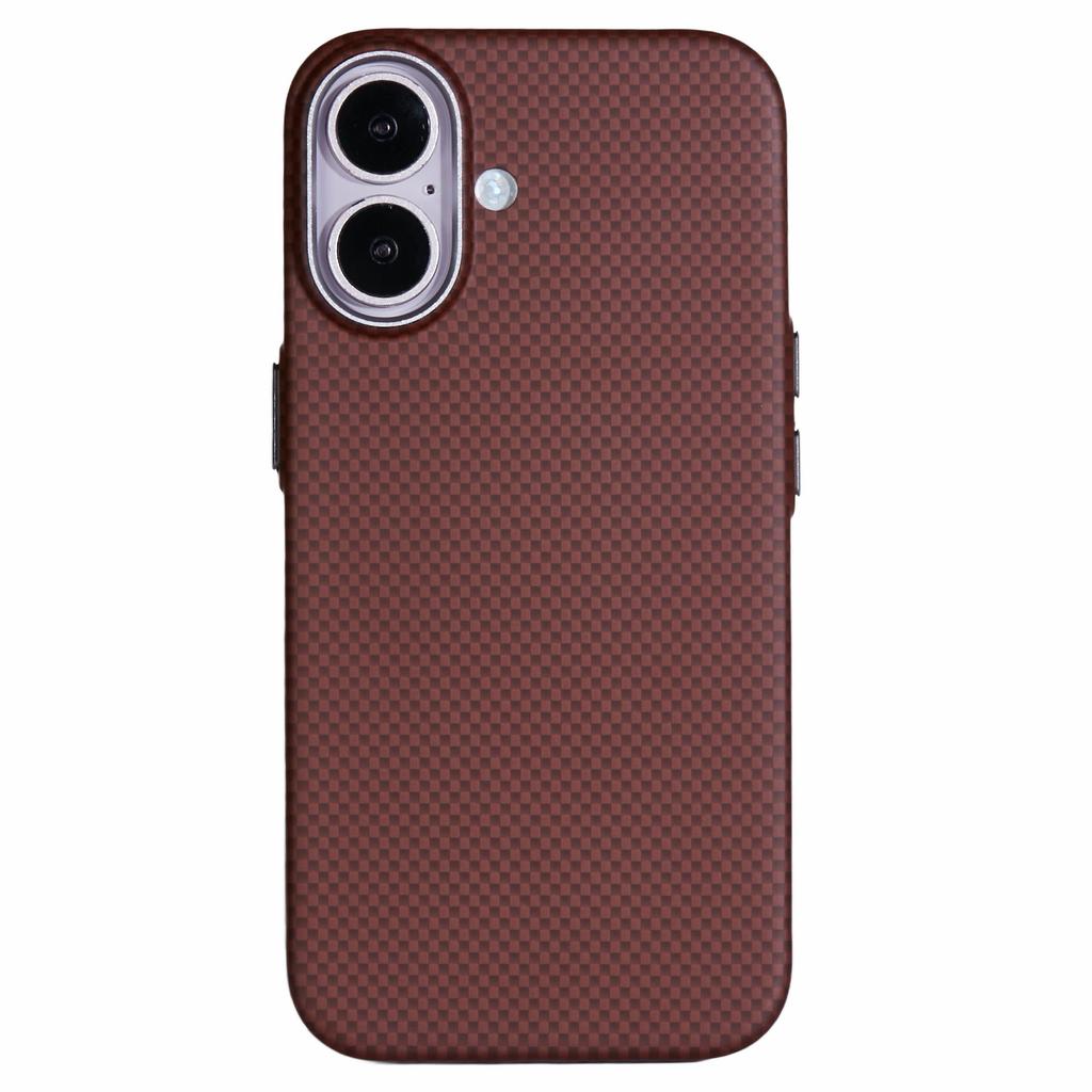 X-LEVEL For iPhone 16 Case Compatible with MagSafe Carbon Nanofiber+Metal Lens Frame Phone Cover