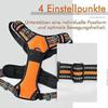 No Tension Dog Harness, Breathable Harness, Puppy Harness, Reflective Strips, Safety Guide, Adjustable Soft Strap Traction Rope