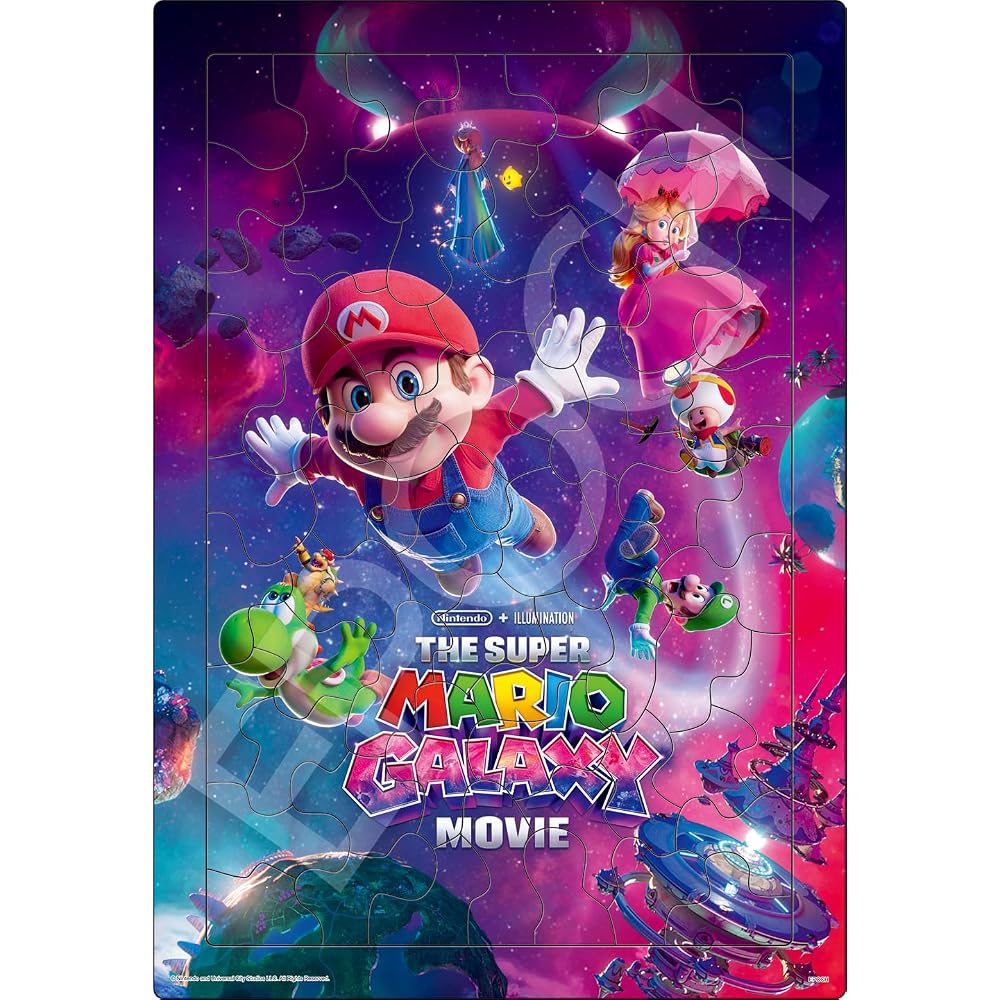 Epoch (EPOCH) [Apollo Picture Puzzle] 25-324 The Super Mario Galaxy Movie 63 Piece Puzzle with Mo...