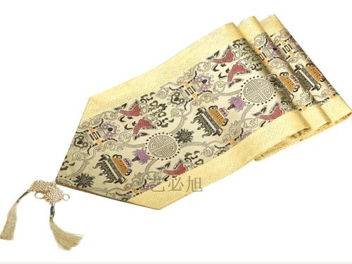 Chinese Style Rural Fashion Table Flag Modern Minimalist Brocade Dining Table Cloth Multi Color Tea Table Cloth Art Table Flag