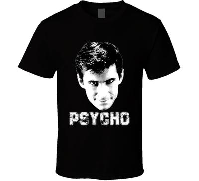 Psycho, Anthony Perkins, Face Vector, Horror Scary, Movie Fan T Shirt Gift New