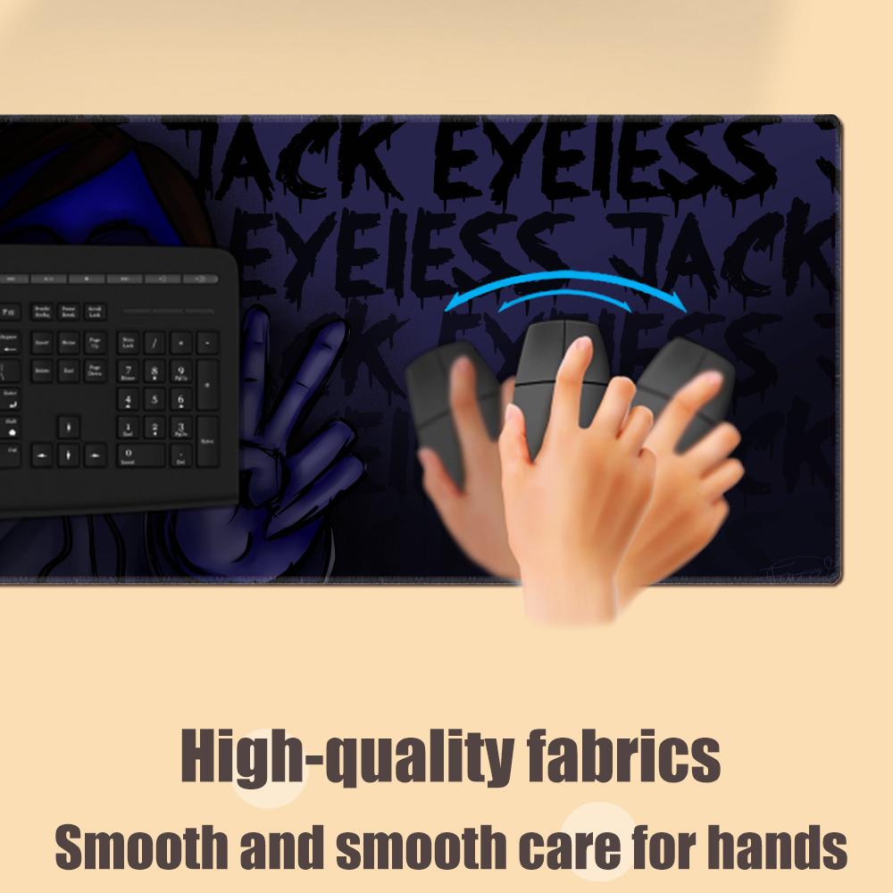 Pink Mouse Pad Anime Creepypasta Gaming Notebook Accessories Gamer Pads Keyboard Mat Protector Large Mousepad Pc Carpet