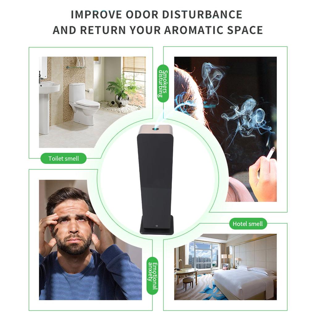 1000ml Bluetooth Aromatherapy Diffuser Atomization Smart Scent Air Machine Essential Oil Diffuser for Home Hotel Spa Office