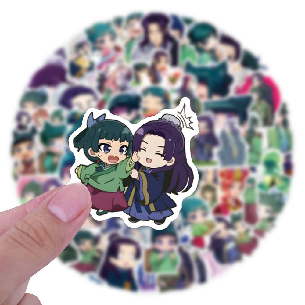 120Pcs the Apothecary Diaries Anime Graffiti Stickers Aesthetic Set for Fridge Laptop Phone Kids Creative Stationery Toy