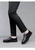 Herren Schnür-Loafer aus echtem Leder - Bequeme Rindsleder Business-Schuhe