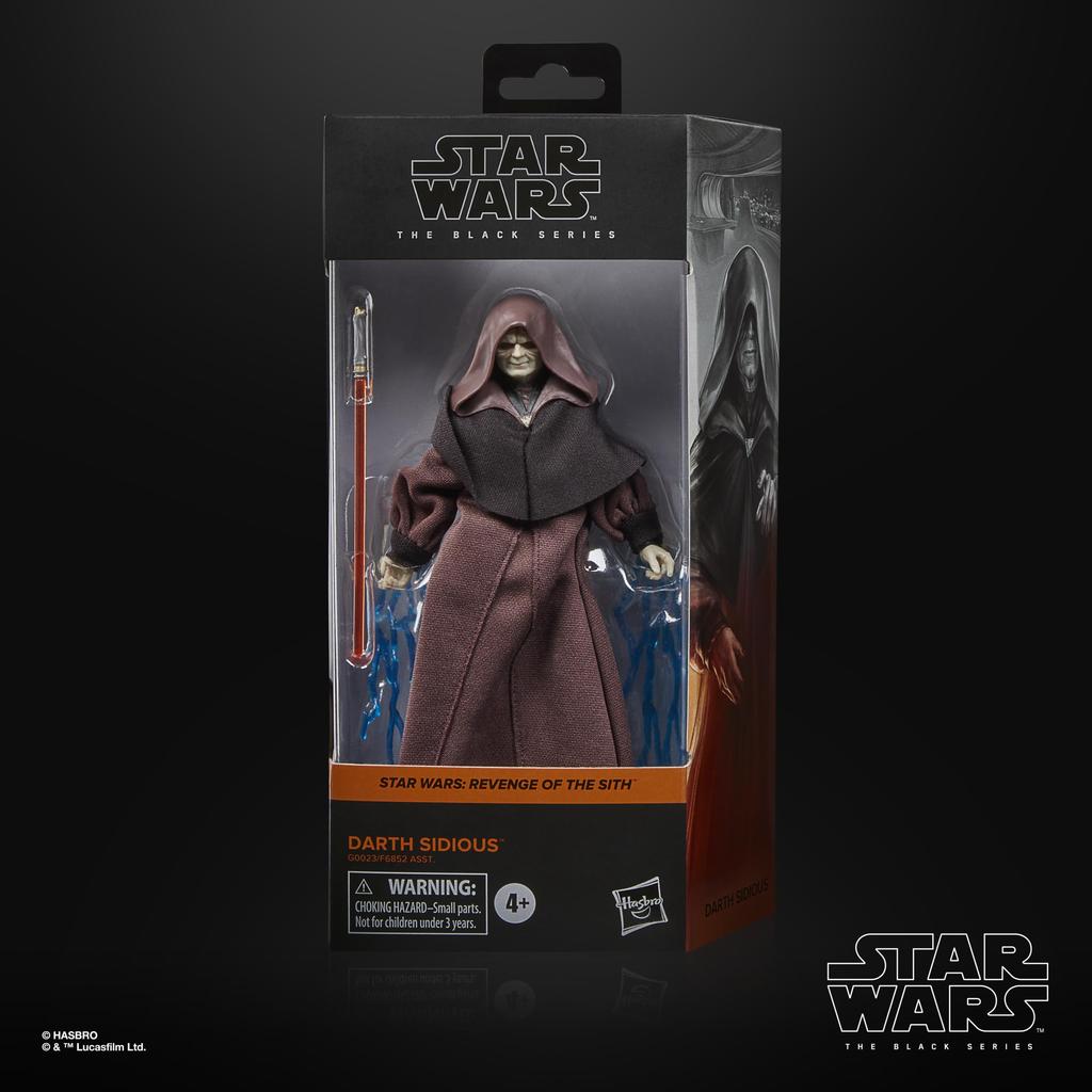 Hasbro Star Wars STAR WARS Black Series Darth Star Wars Episodio dei Sith Collezione Dimensioni Action Figure G0023 Prodotto Originale Sidious, 3/Revenge