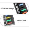 6 Way Automotive Safety Box With LED Indicator Water Resistant Blade Connection Unit For Cars Trucks Boats Mobile Homes