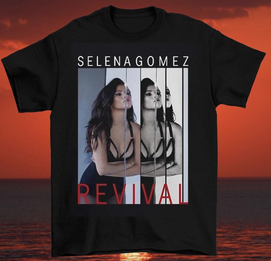 Новая популярная футболка с коротким рукавом Selena Gomez Revival S-5XL XXL