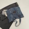 Women Denim Shoulder Bag Fashion Shoulder Purse Large Capacity Simple Tote Handbag Stylish Shopping bag Outdoor Travel Bags sac