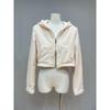 American Export Single Idle Style Zipper Fleece-lined Hoodie Coat Younger Feeling Casual Suit
