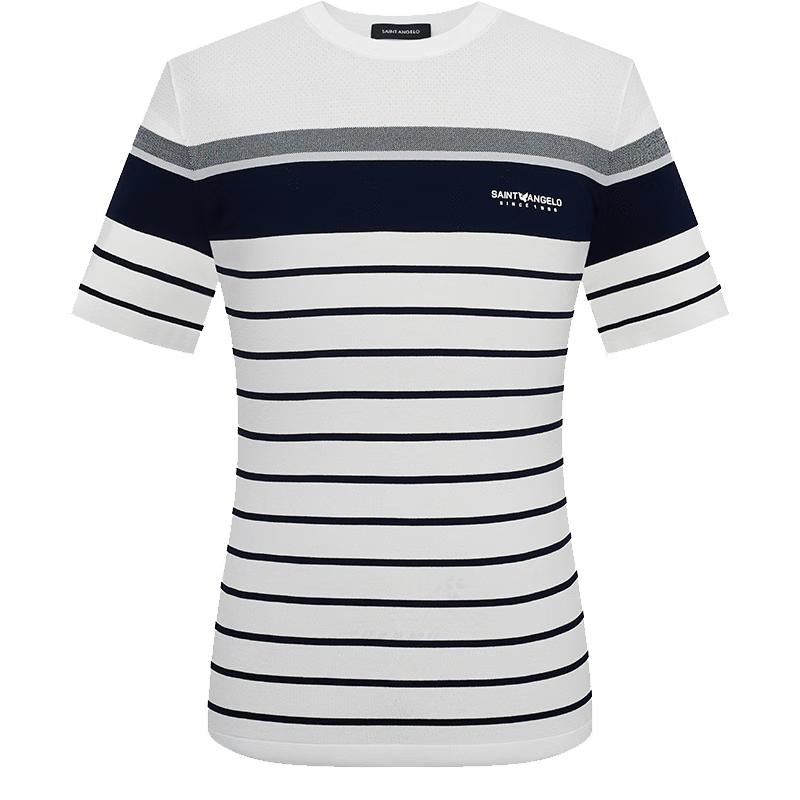 SAINT ANGELO Men s Soft Yarn Crew Neck T-Shirt 48