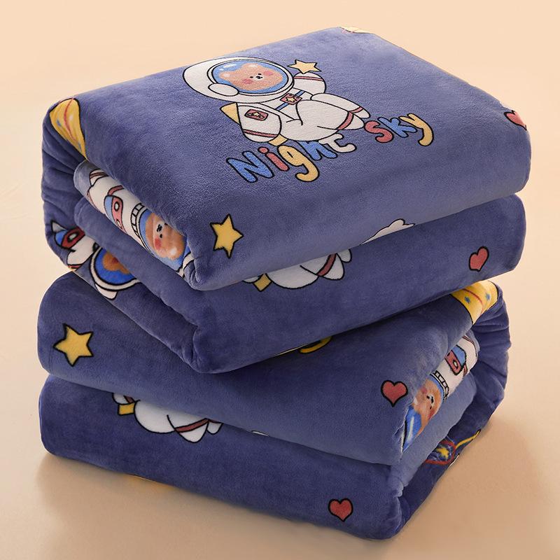 Dual-Use Flannel Throw & Bed Sheet: Thick, Warm, Winter & All-Season Blanket for Dorm or Home, Single/Double