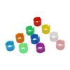 100 Pcs Bayonet Identification Ring Opening No number Bird Foot Ring Pigeons Rings Inner diameter 6mm Bird Training Supplies