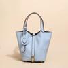 Leder-Togo-Tasche aus hochwertigem Rindsleder, neuwertiger Gemüsekorb, Damen-Beuteltasche, elegante Damen-Pendlertasche