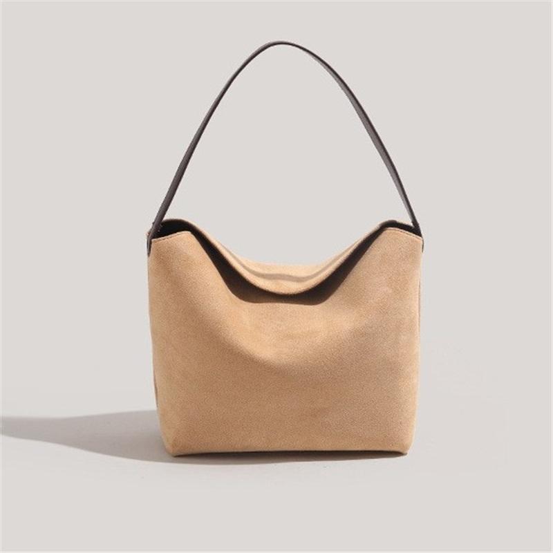 Retro Suede Handbags, Fashion Handbags, All-match One-shoulder Armpits
