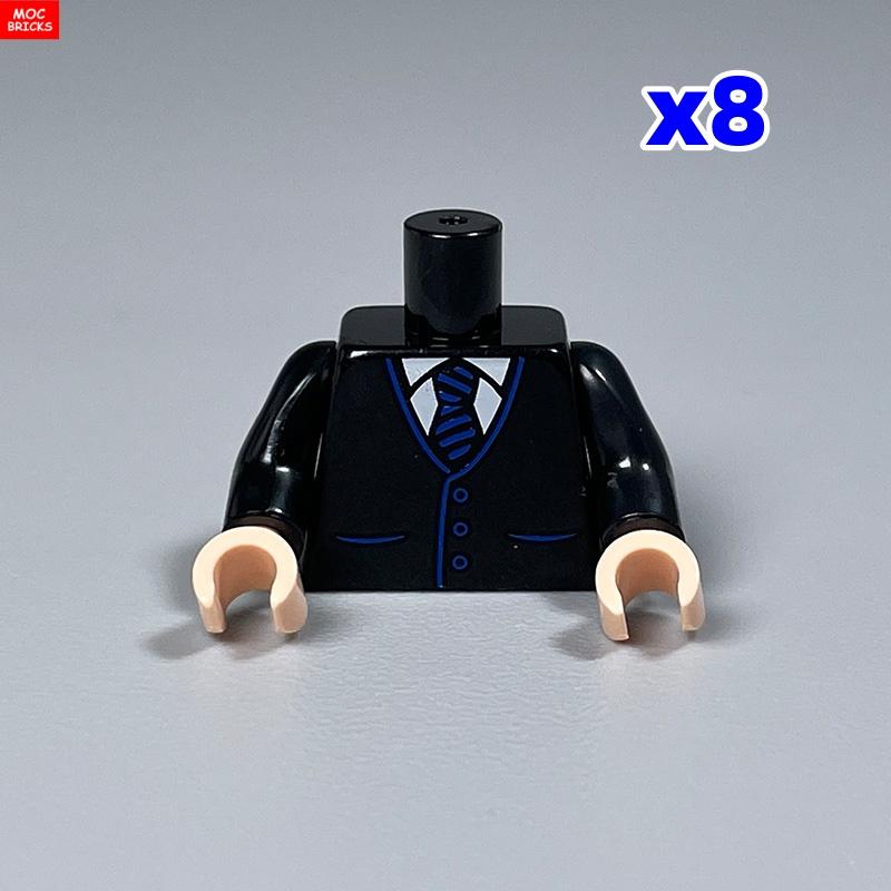 Ungiftig 8 Stück Moc Steine Torso Anzug 4cm Figur Teil Arme Hände Kochkleidung Bausteine Spielzeug Für Kinder Weihnachten Geschenke