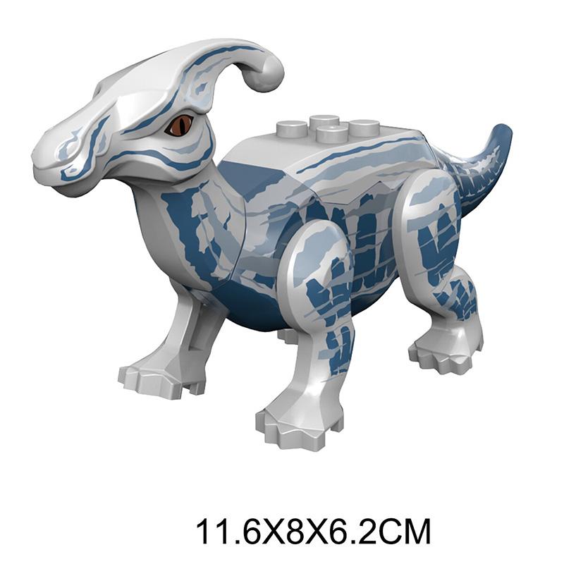Jurassic Dino World Store Dinosaurfigurer Klosser Byggeklosser Velociraptor T-Rex Triceratops Indominus Rex Leker For Barn
