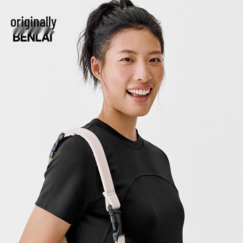 BENLAI Women's Cool-Touch Short-Sleeve A-Line Dress
