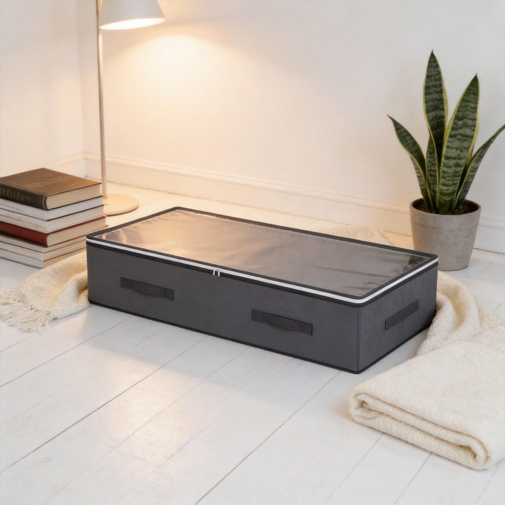 Clothes Storage Bin With Foldable Design And Large Capacity For Bedroom Organization