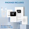 Wireless Video Doorbell with HD Camera, Wide Angle, Smart Voice Intercom, WiFi Support, Rechargeable Lithium Polymer Battery, Application Control