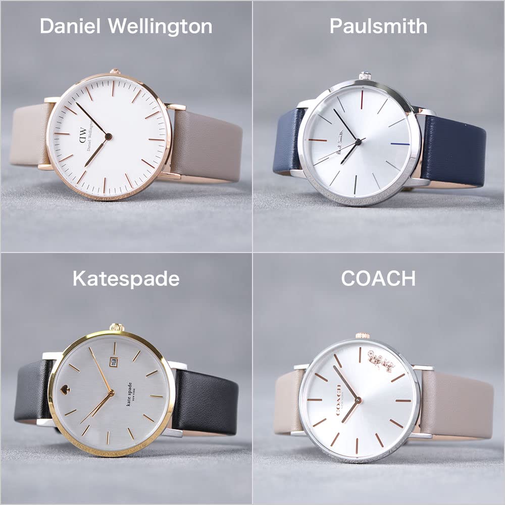 Smooth Leather Replacement Watch Gold Antique Tarnished [MOD] Strap, Strap, 13mm, Greige, Buckle, Style,