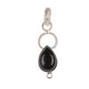 Natural Black Tourmaline Gemstone 925 Sterling Silver Handcrafted Jewelry Elegant Necklace Pendant 1.40" For Her PP-12-24