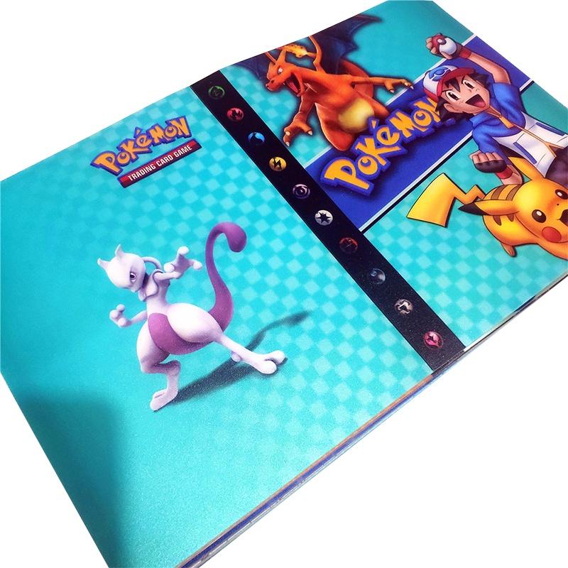 Pet Genie Pokémon Sammelkartenalbum mit 240 Hüllen und lebhaftem Einband als Geschenk zum Kindertag