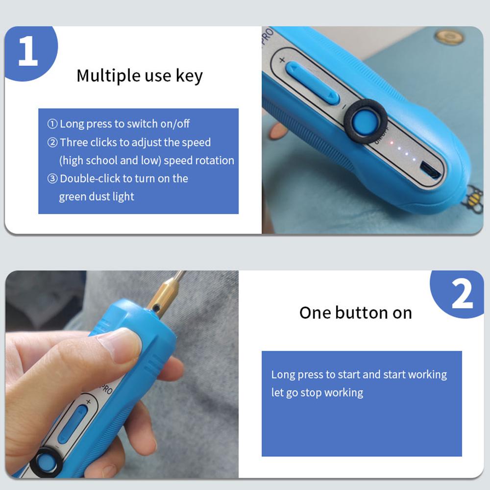 Telefon Bildschirm Kleber Remover Tool Drahtlose Schnelle Kleber Remover, Ein-Taste Start, 3 ebenen Einstellbar,