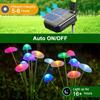 LED Outdoor Solar Mushroom Lights Garden Decor Jellyfish Sway Light Waterproof Patio Landscape Pathway Yard Lamp