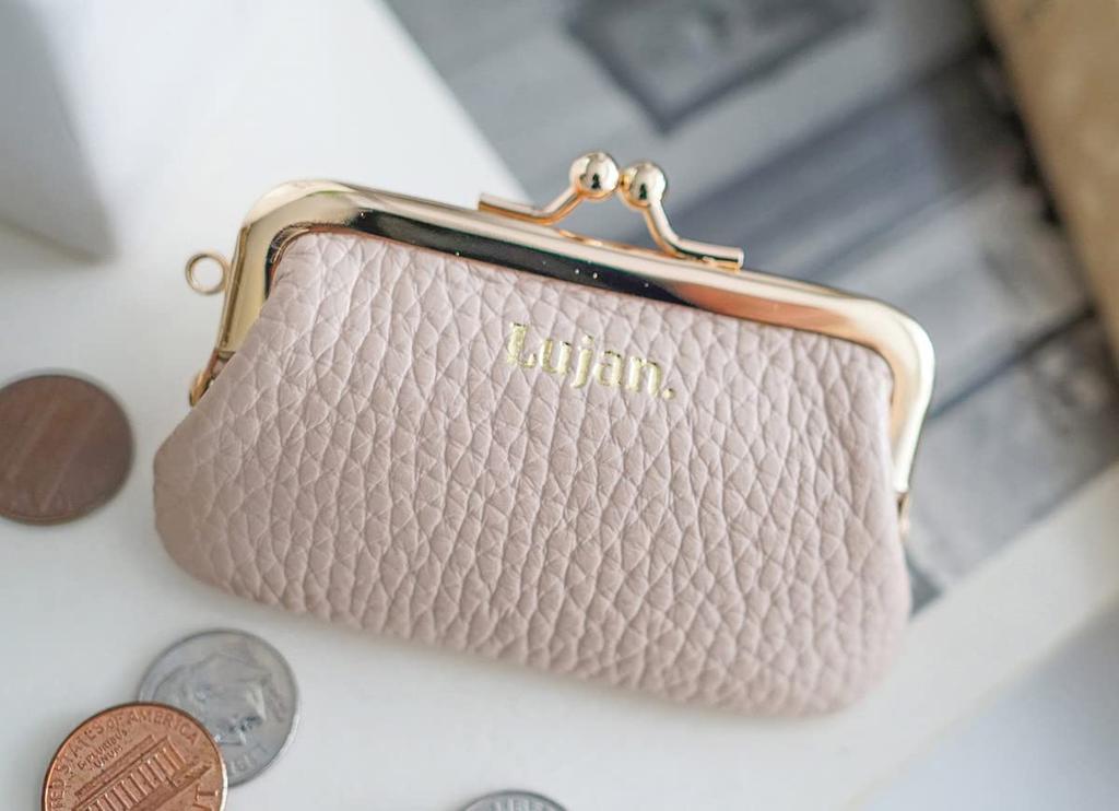 Lujan. Genuine Leather Coin Case, Women's, Black, LU-92528-BK
