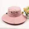 Drawstring Quick Drying Hiking Cap Western Countryside Sunshade Cowboy Hat  Cowgirls