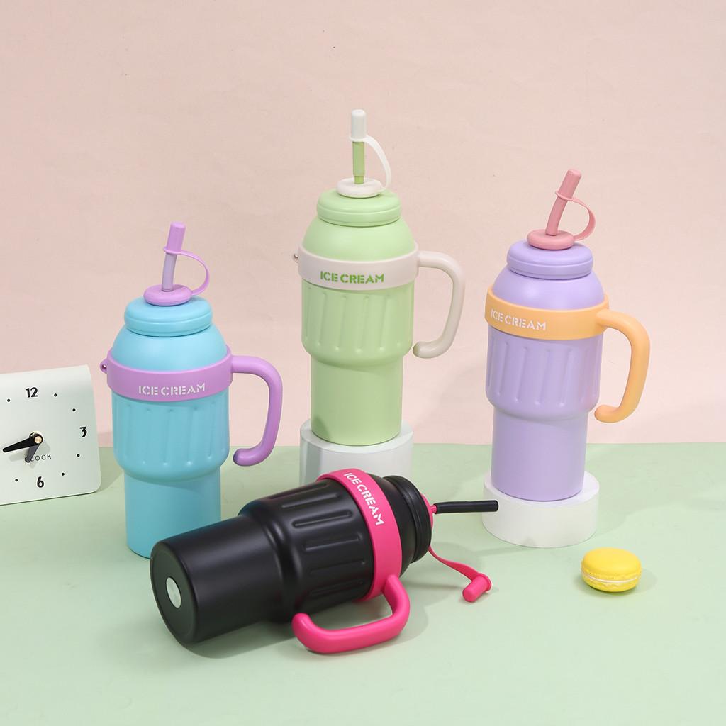 Stainless Steel Insulated Travel Mug With Handle For Outdoor Activities And Gift Giving