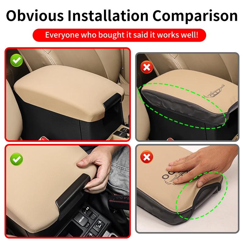 Car Center Console Armrest Cover For Toyota lc150 2010-2023 Land Cruiser Prado 150 j150 Interior Protective Accessories Upgrade
