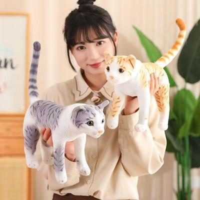 Nova Boneca Gato de Simulação Brinquedo de Pelúcia Boneca Gato Boneca de Pano para Crianças e Meninas Como Um Presente de Aniversário Calmante
