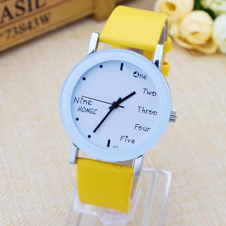 School Gifts, Simple Trend Fashion Boys And Girls English Moment With Characters, Middle School Students English Watch 798
