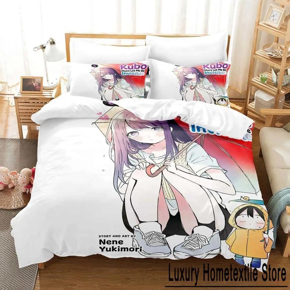 

Breathable Lightweight Single Twin Full Queen King 3D Anime Kubo Won t Let Me Be Invisible Size Bed Adult Kid Bedroom Sets Quilt Comforter (quilt)-EU Single(135*200cm)3pcs