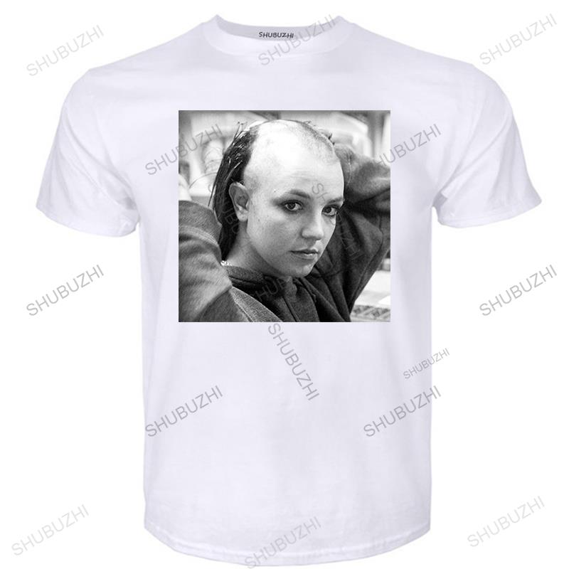 Herr högkvalitativ kortärmad t-shirt vintage t-shirttoppar Kal britney spears Tung sommarbomull märke lös t-shirt stor storlek