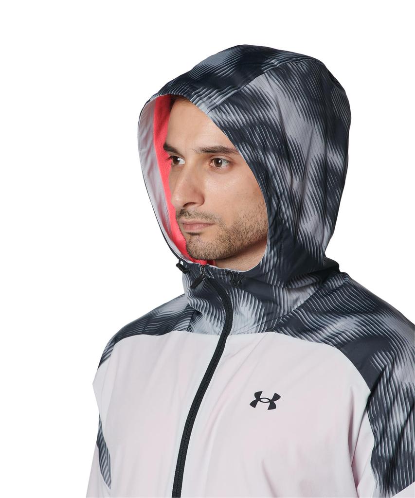 UA TRICOT LINED WOVEN JACKET Halo Gray XXL [Under Armour]
