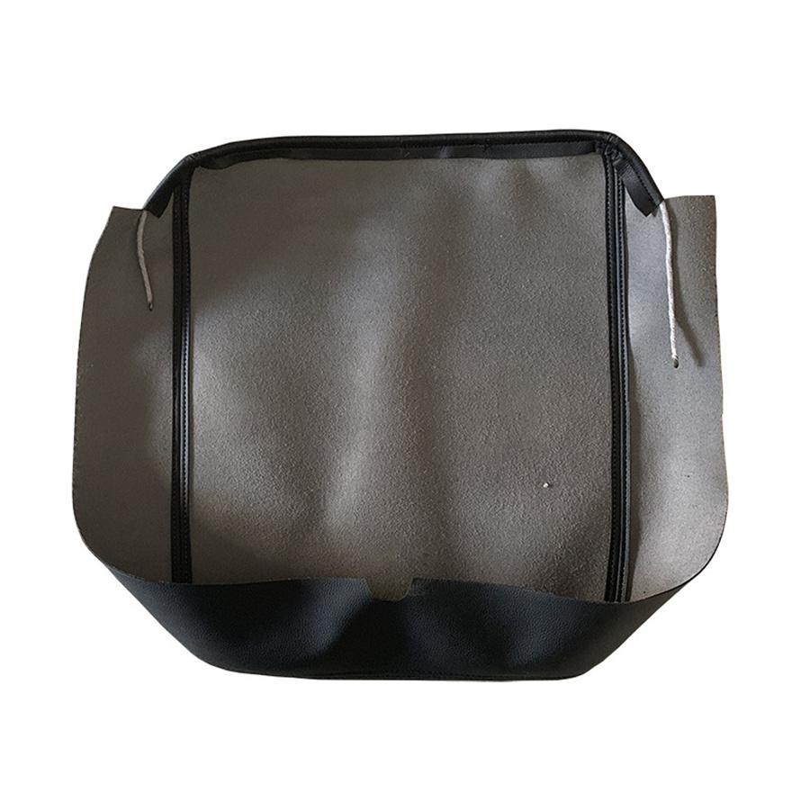For Dodge Ram 02-08 Leather Center Console Lid Armrest Cover Black Handrail sleeve