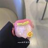Simple three-dimensional apple for apple AirPods 1 /1 generation earphone cover pro1 soft silicone 1 protective case cartoon