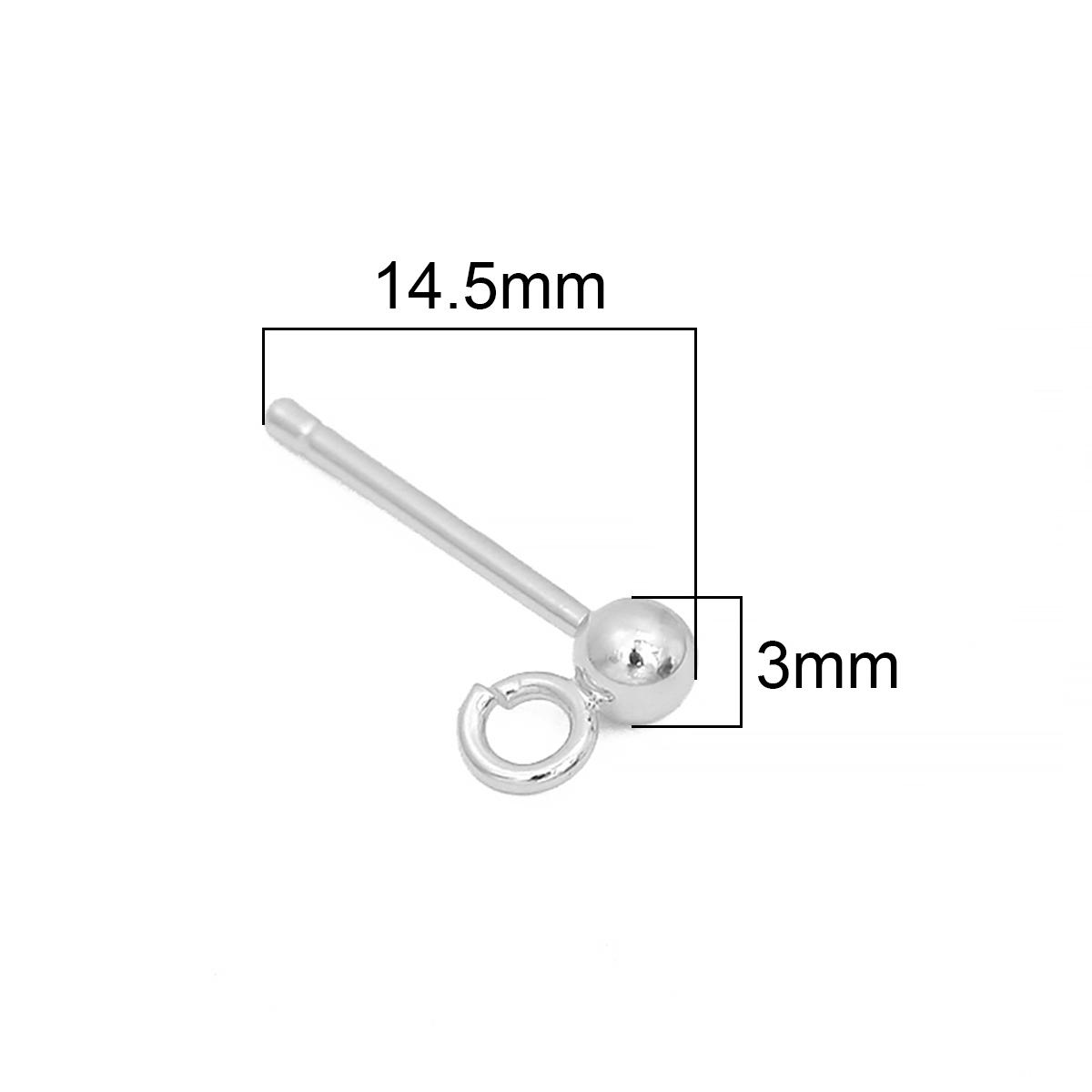 

2 шт./упак. круглые серьги-шарики можно сочетать с модными серьгами унисекс с подвеской as the picture