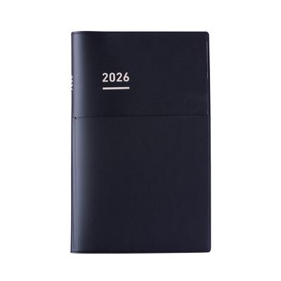 KOKUYO Jibun Techo Biz Planner 2026 Monthly A5 Slim Matte Black Ni-JB1D-26 (Starts December 2025)