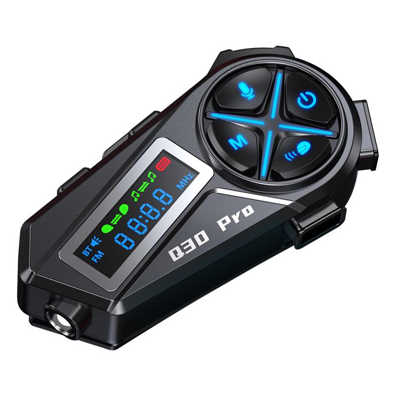 Motorcycle Bluetooth Intercom Q30 Pro 500M Wireless Helmet Communication System