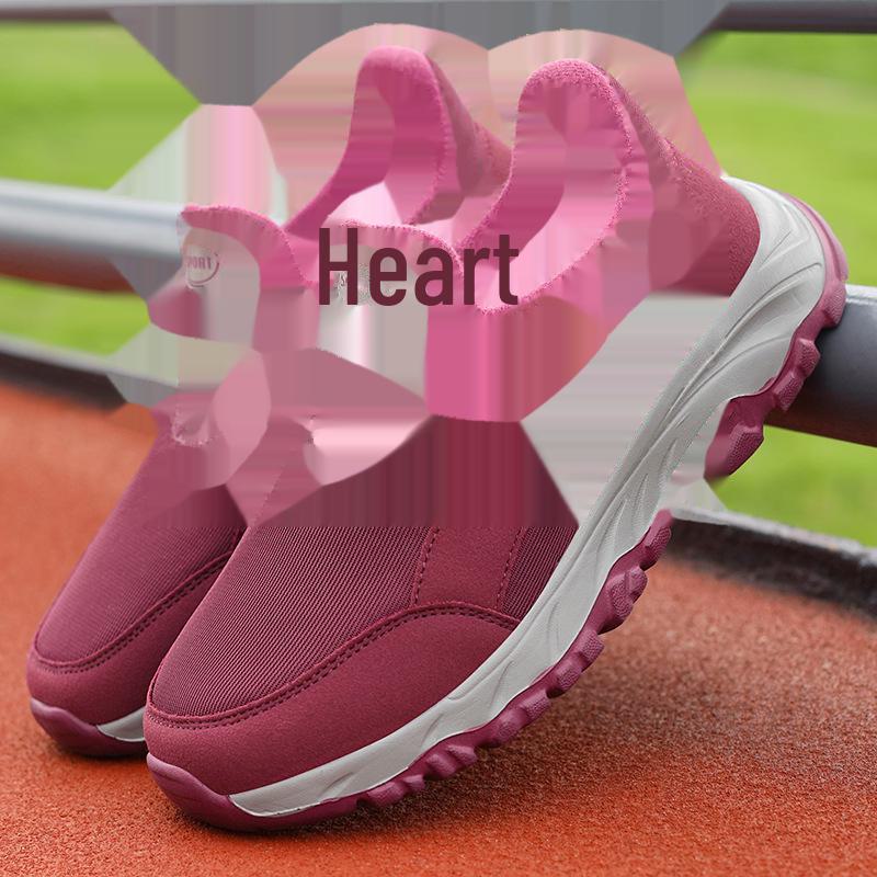 2024 Jesienne wygodne buty: Miękka Podeszwa Buty do Chodzenia dla Osób w Średnim i Starszym Wieku, Męskie i Damskie Ciepłe Pogrubione A110