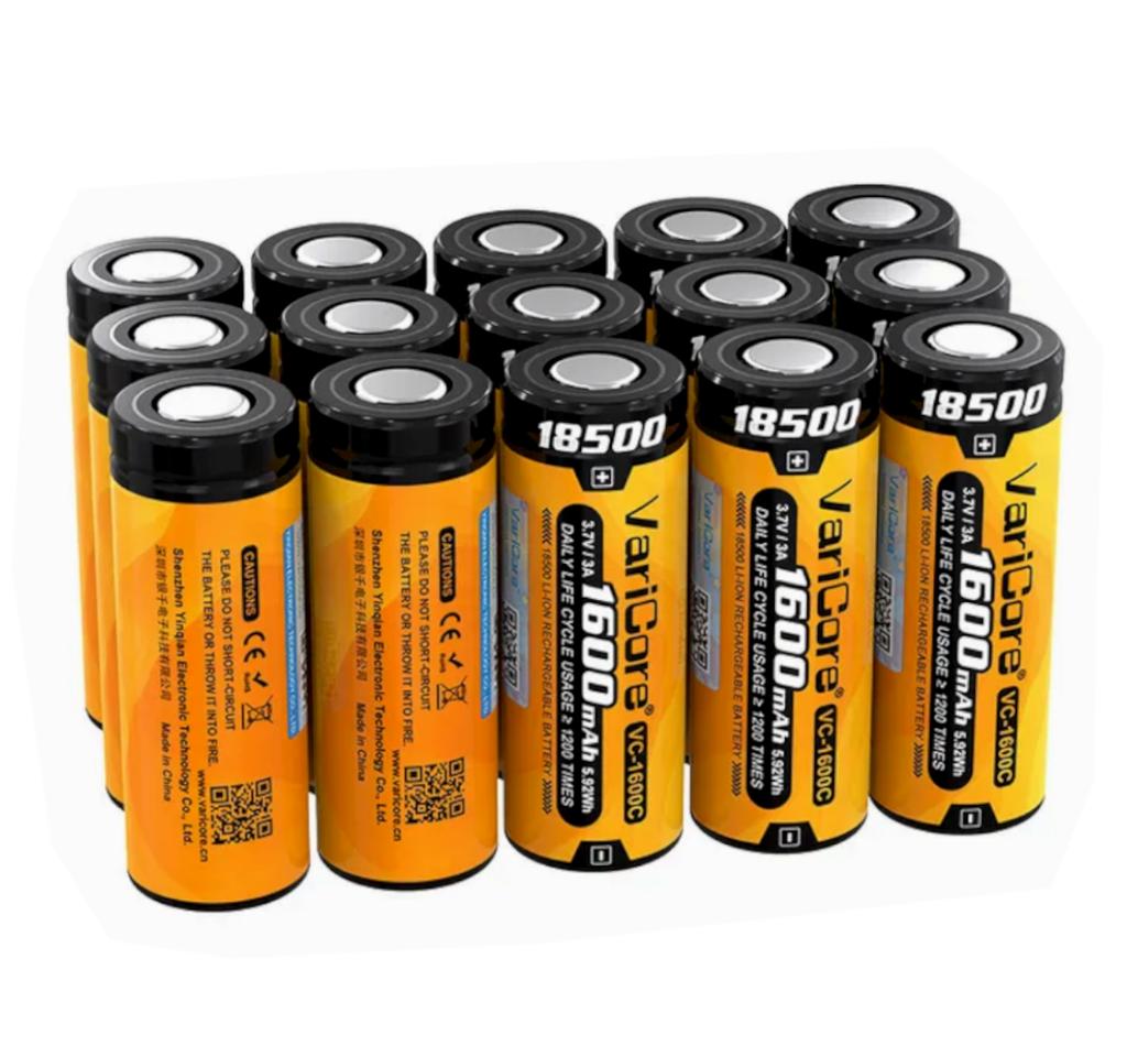 Akumulator Bateria Ogniwo Varicore Vc-1600C 18500 Li-Ion 3.7V 1600Mah