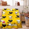 New Comic-Themed Snoopy Flannel Blanket — Ultra-Soft, Warm, and Plush Throw — Perfect for Home, Bedroom, Bed, Sofa, and Travel